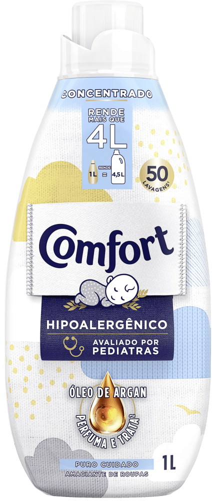 Amaciante-de-Roupa-Concentrado-com-Oleo-de-Argan-Puro-Cuidado-Comfort-Frasco-1l