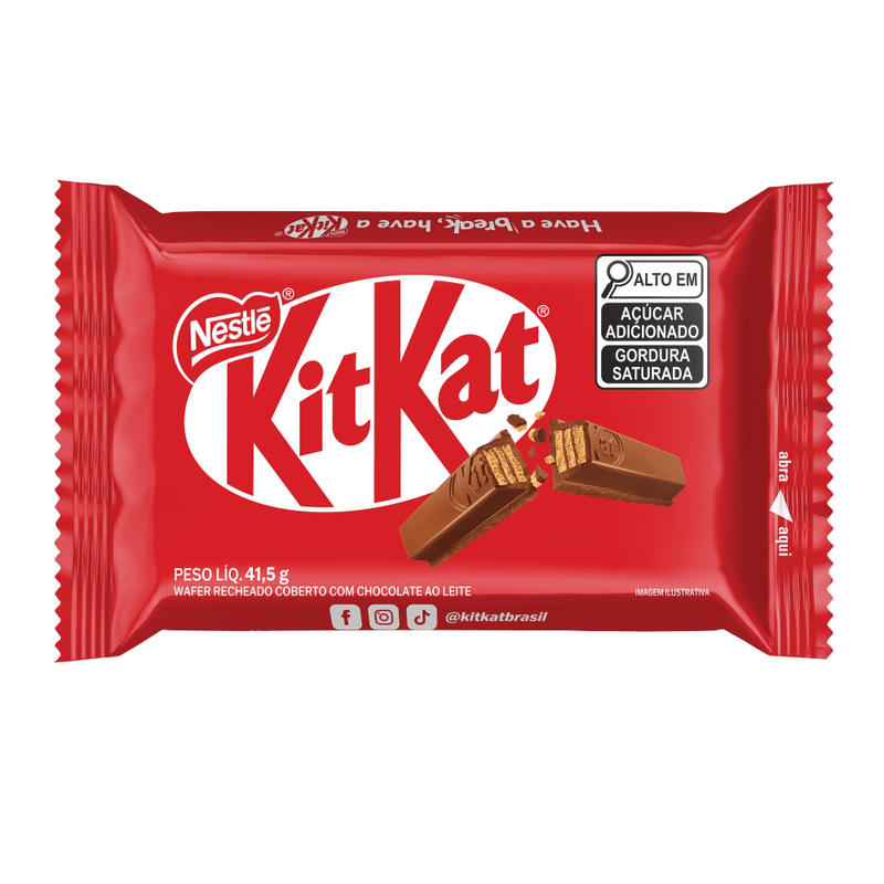 Wafer-Recheio-e-Cobertura-de-Chocolate-ao-Leite-Kitkat-Pacote-415g