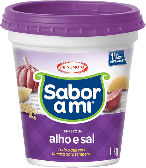 Tempero à Base de Alho e Sal Sabor a Mi Pote 1kg