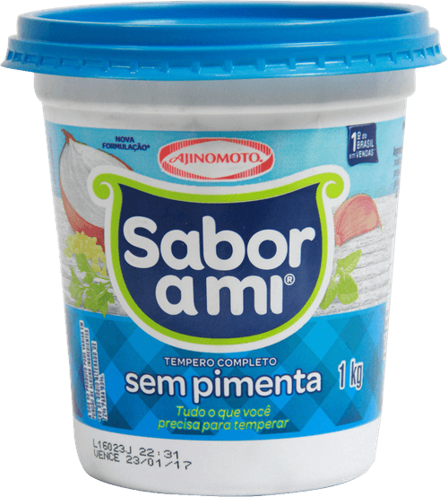 Tempero Completo sem Pimenta Sabor a Mi Pote 1kg