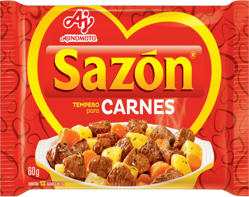 Tempero-Po-para-Carnes-Sazon-Pacote-60g-12-Unidades-5g-Cada