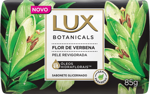 Sabonete em Barra de Glicerina Flor de Verbena Lux Botanicals Envoltório 85g