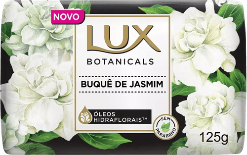 Sabonete em Barra de Glicerina Buquê de Jasmim Lux Botanicals Envoltório 125g Tamanho Família