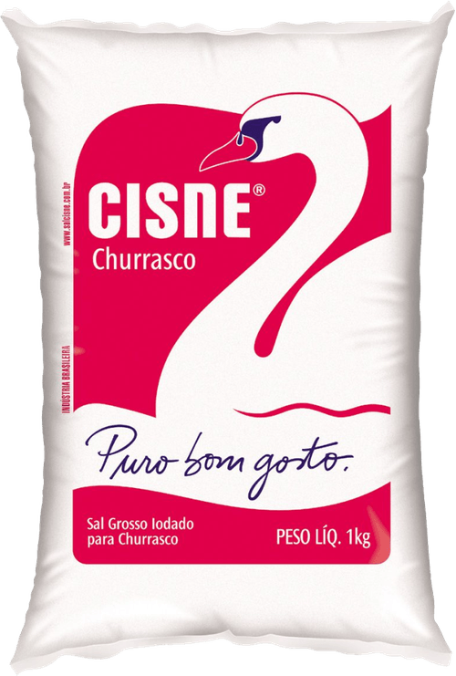 Sal Grosso Cisne Iodado para Churrasco 1 kg