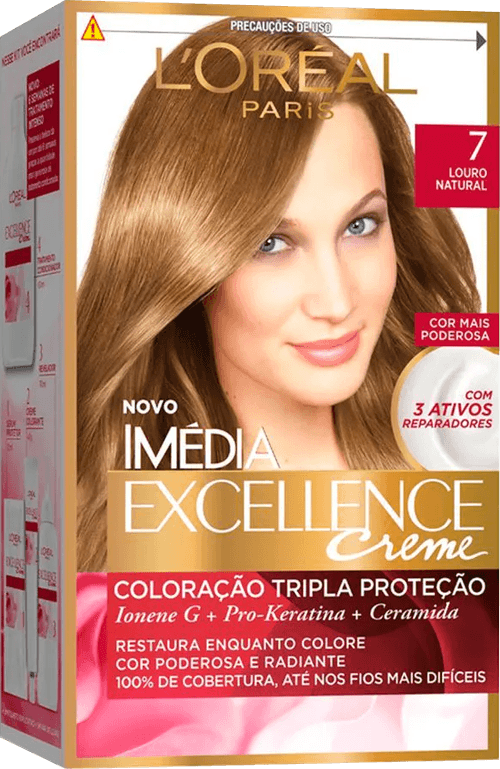 Coloração Permanente Imédia Excellence De L'Oréal Paris 1.0 Preto