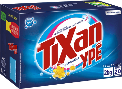 Lava-roupas Em Pó Primavera Tixan Ypê Caixa 2kg