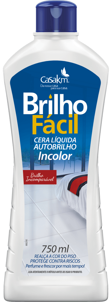 Cera Líquida Autobrilho Incolor Brilho Fácil Frasco 750ml