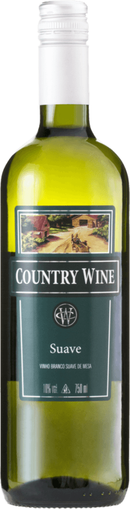 Vinho Brasileiro Branco Suave  Country Wine Garrafa 750ml