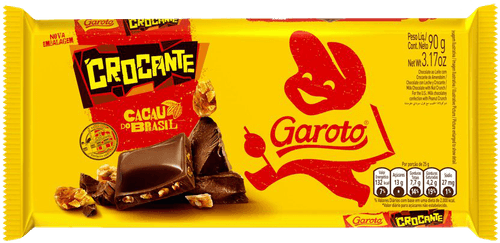 Chocolate Garoto Crocante 90g