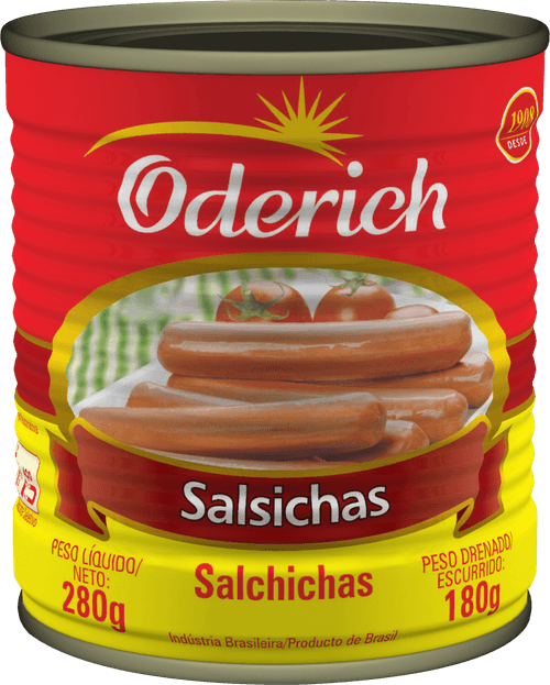 Salsicha Oderich Lata 180g