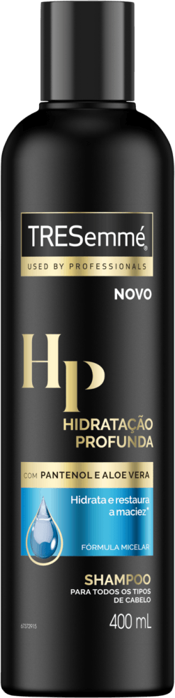 Shampoo Pantenol e Niacinamida Tresemmé Hidratação Profunda Frasco 400ml