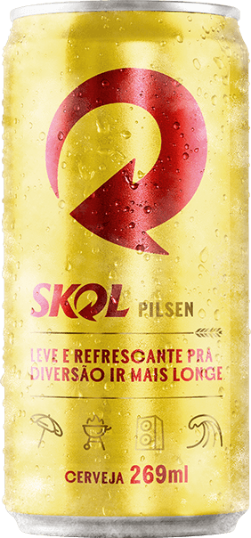 Cerveja Skol Pilsen Lata 269ml