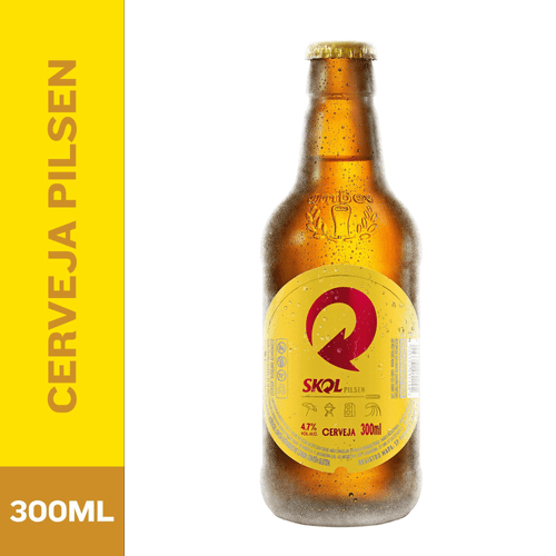 Cerveja Skol Retornável Long Neck 300ml