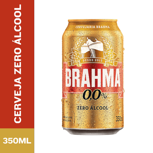 Cerveja Brahma Chopp Zero Lata 350 ml