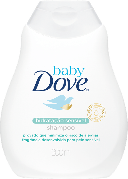 Shampoo Baby Dove Hidratação Sensível 200ML