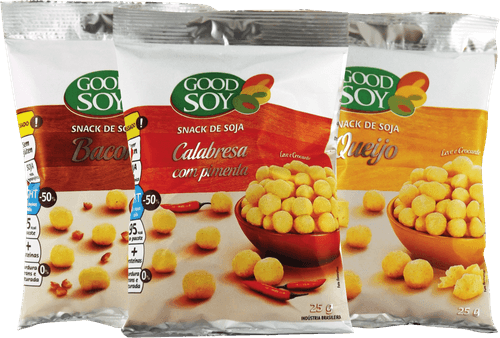 Snack de Soja Goodsoy Light Bacon Pacote 25 g