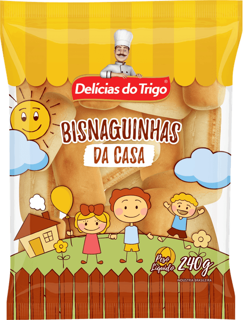 Bisnaguinha Delícias do Trigo da Casa 240