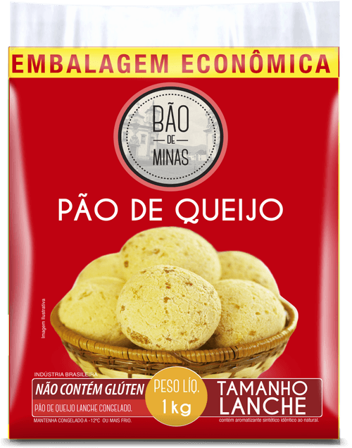 Pao De Queijo Bao De Minas 1kg Lanche