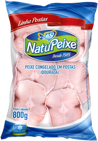 Peixe Dourada Natupeixe Postas 800g