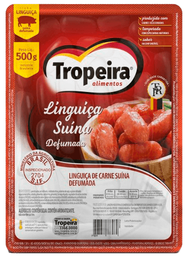 Linguiça de Pernil Tropeira Defumada Apimentada 400g