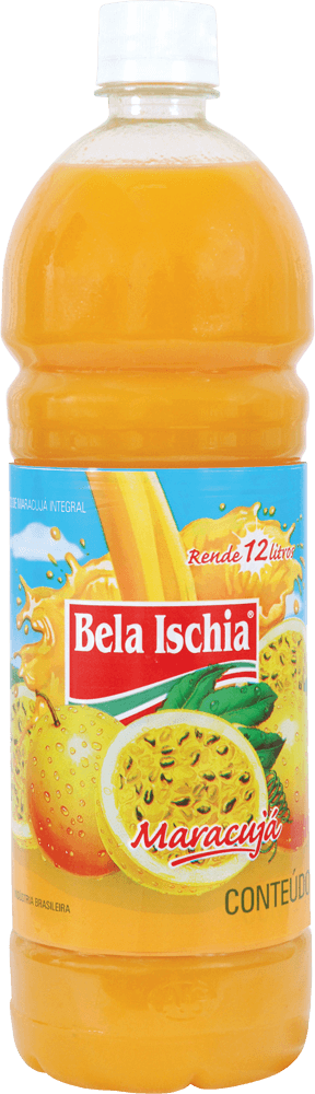 Suco-Concentrado-Liquido-para-Refresco-de-Fruta-Maracuja-Bela-Ischia-Garrafa-1l