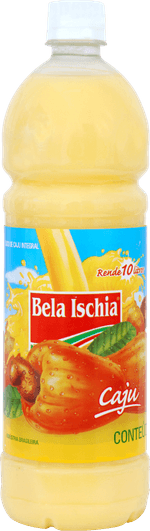 Suco-Concentrado-Liquido-para-Refresco-de-Fruta-Caju-Bela-Ischia-Garrafa-1l