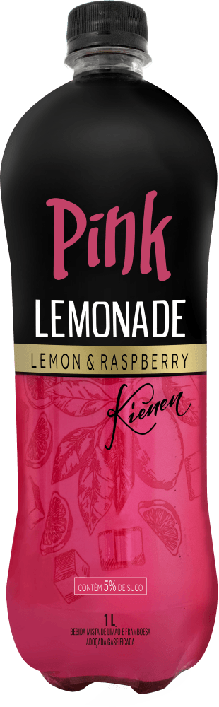 Água Tonica Kienen Pink Lemonade 1 Litro