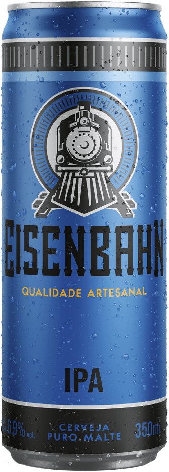 Cerveja American IPA Puro Malte Eisenbahn Lata 350ml