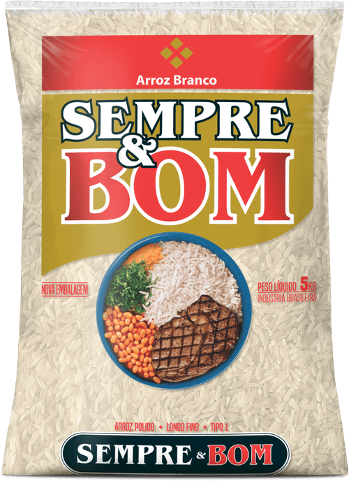 Arroz Longo Fino Sempre Bom T1 5kg