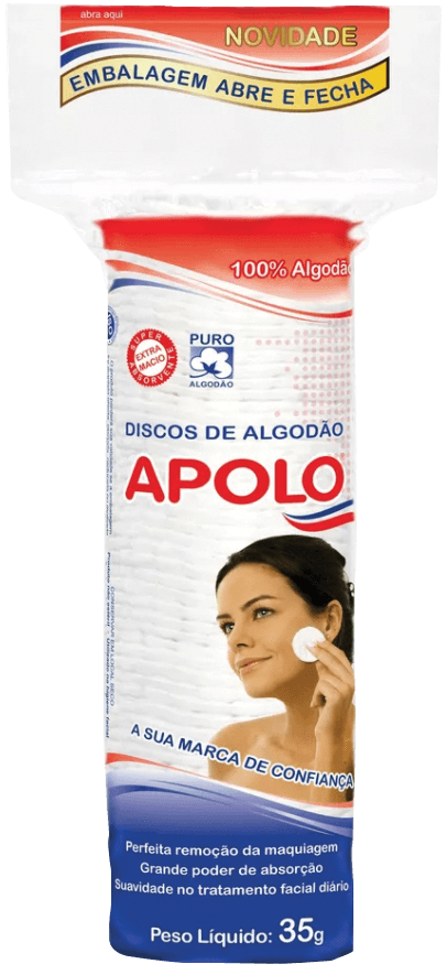 Algodão Discos Hidrófilo Apolo Limpeza Facial