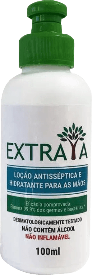 Loção Antisséptica e Hidratante Extraya para Mãos 100ml