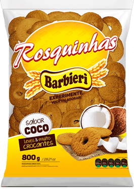 Rosquinha Barbieri Coco 800g