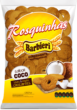 Rosquinha de Coco Barbieri Pacote 700g