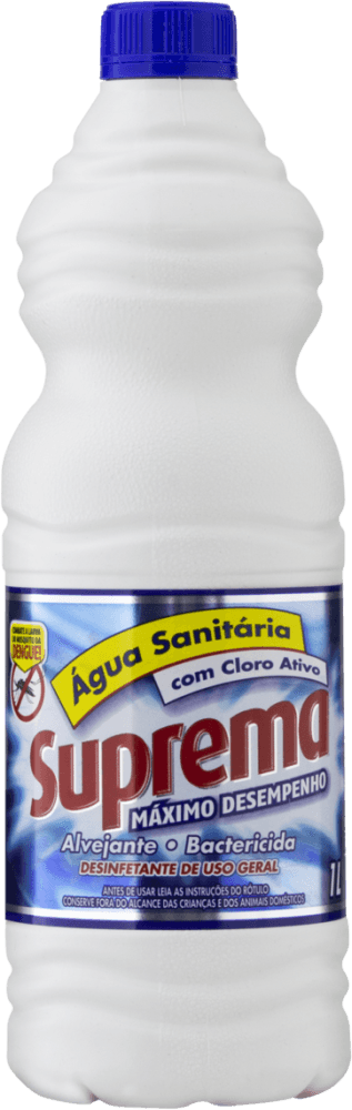 Água Sanitária Suprema Frasco 1l