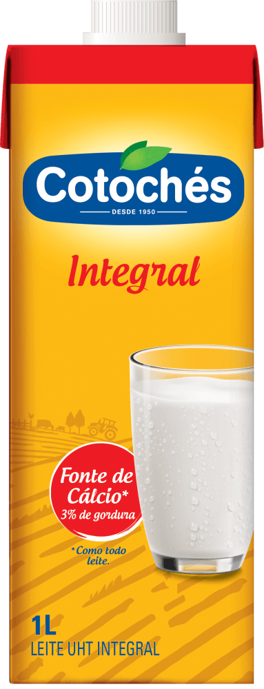 Leite Longa Vida Cotochés Integral Tetra Pak 1 L