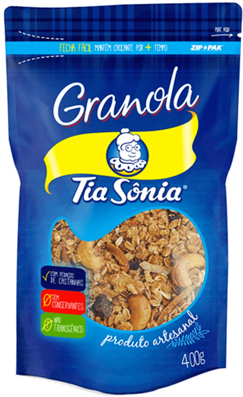 Granola Tia Sônia com Pedaços de Castanha de Caju 400g