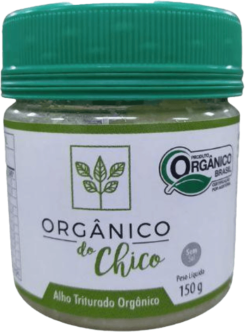 Alho Triturado Orgânico do Chico 150g