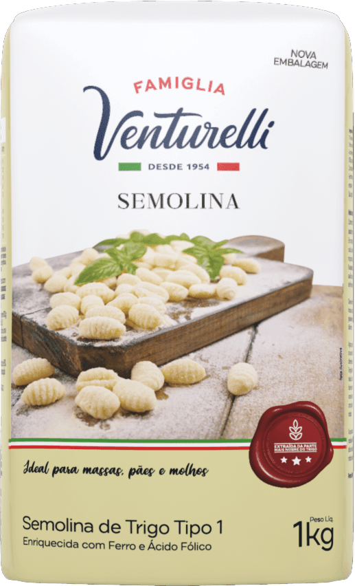 Semolina-de-Trigo-Tipo-1-Enriquecida-com-Ferro-e-Acido-Folico-Famiglia-Venturelli-Pacote-1kg