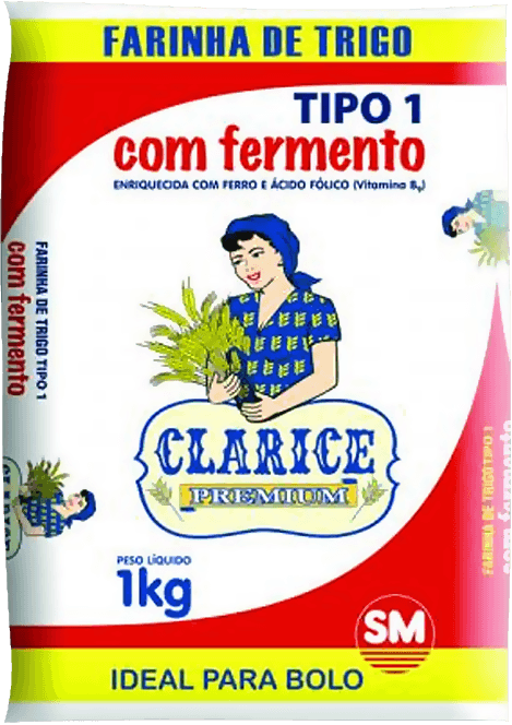 Farinha de Trigo Clarice com Fermento 1kg