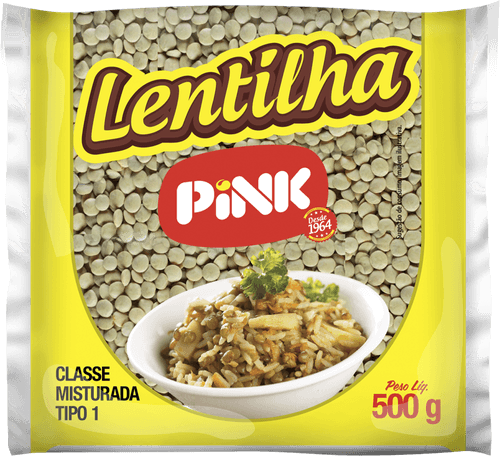 Lentilha Pink Pacote 500 g