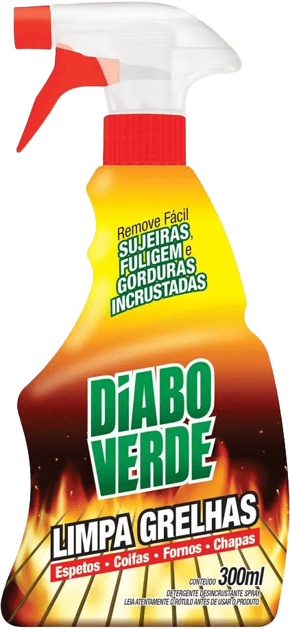 Limpa-Grelhas-Diabo-Verde-Spray-300ml