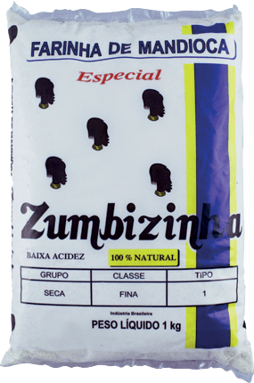 Farinha de Mandioca Zumbizinha Pacote 1 kg