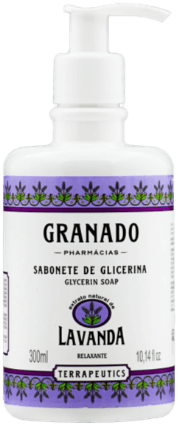 Sabonete Líquido de Glicerina Extrato Natural de Lavanda Relaxante Granado Terrapeutics Frasco 300ml