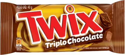 Chocolate Twix Triplo Chocolate Individual 40g