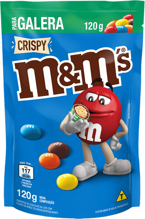 Chocolate M&M'S Crispy Para A Galera 120g