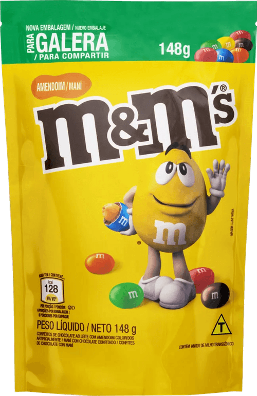 Chocolate M&M'S Amendoim Para A Galera 148g