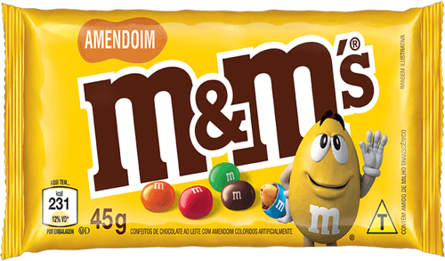 Chocolate M&M'S Amendoim Individual 45g