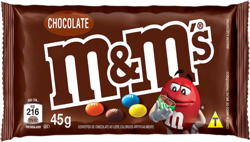 Chocolate M&M'S Ao Leite Individual 45g