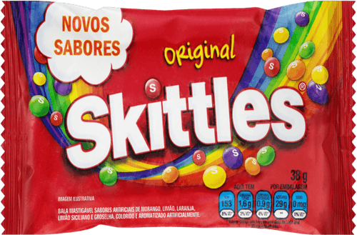 Bala Skittles Original Individual 38g