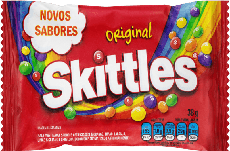 Bala-Mastigavel-Original-de-Morango-Limao-Laranja-Limao-Siciliano-ou-Groselha-Skittles-Pacote-38g